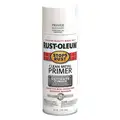 Stops Rust Spray Paint: Whites, Metal/Wood, Solvent, Modified Alkyd, Primer, White