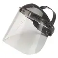 Faceshield Headgear, Clear Visor,Pk12
