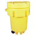 95 gal Yellow Polyethylene Open Head Overpack Drum