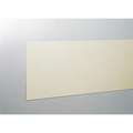 Wall Covering: 6 in Ht, 96 in Lg, 3/64 in Thick, Ivory, Vinyl, 4 PK