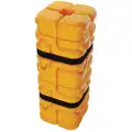 Column Protector: 4 in to 8 in Fits Column Size, 42 in Overall Ht, 16 in Overall Wd, Yellow