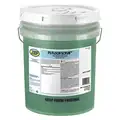 Zep Floor Cleaner: Bucket, 5 gal Container Size, Concentrated, Liquid, Green, Surfactant