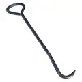PIG Iron and Steel Grate Lifting Hook; Black