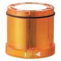 Werma Tower Light Module Multimode: 24V AC/DC, Yellow, Continuous/Pulse, 70 mm Dia, 12, LED