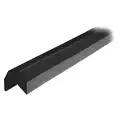 Ironguard Safety Products Corner Guard: Self Adhesive, 1 3/8 in Overall Wd, 196 7/8 in Overall Lg, 1 5/8 in Overall Ht, Black