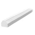 Ironguard Safety Products Surface Guard: Self Adhesive, 1 5/8 in Overall Wd, 196 7/8 in Overall Lg, 1 3/8 in Overall Ht, White