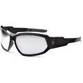 Skullerz By Ergodyne Safety Glasses: Polarized, Traditional Frame, Full-Frame, Light Gray, Black