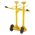 Ironguard Safety Products Trailer Stabilizing Jack: 100,000 lb Static Load Capacity, 38-1/2 in to 49-1/2 in, With Wheels
