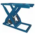 Stationary Scissor Lift Table, 5,000 lb Load Capacity, 48" Lifting Height Max., Electric Lift