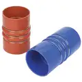 Charge Air Cooler Hose: 3 in Hose Inside Dia., 6 in Hose Lg, Red