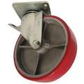Payson Casters, Inc Standard Plate Caster: 8 in Wheel Dia., 1000 lb, 9 1/2 in Mounting Ht