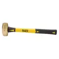 Klein Tools Non Sparking Hammer, 3 lb. Head Weight, 2" Head Width, 15-3/4"Overall Length