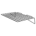 Econoco Straight Shelf: 24 in x 12 in x 1/16 in, 50 lb Load Capacity, Steel, Semi Gloss, Black