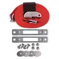 Platform Cart Strap Anchor Kit with Cam: Steel, 1,000 lb Working Load Limit, 192 in Lg