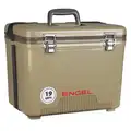 Engel 19 qt. Personal Cooler with Ice Retention of Up to 10 days; Tan, Holds 30 Cans
