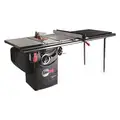 Sawstop Table Saw: 120V AC, 14A, 10 in Blade Dia., 52 in Max. Cut Wd Right of Blade