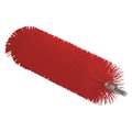 Vikan Dense and Firm Bristle 1.6 inch Tube Brush for Flex Handle, Red
