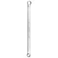 Proto Double Box Wrench, Alloy Steel, Chrome, Head Size 7/16", 1/2", Overall Length 10-3/4"