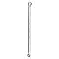Double Box Wrench, Alloy Steel, Chrome, Head Size 1/2", 9/16", Overall Length 11-1/2"