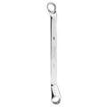 Double Box Wrench: Alloy Steel, Chrome, 5/8 in_11/16 in Head Size, 9 3/4 in Overall Lg, Offset