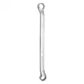 Double Box Wrench: Alloy Steel, Chrome, 3/4 in_13/16 in Head Size, 12 1/4 in Overall Lg