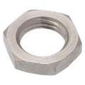 Hex Nut: Stainless Steel, 316H5, Plain, 1/2"-20 Thread Size, Right Hand