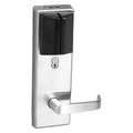 Electromagnetic Lock: Mortise, Electromagnetic, 1.5V DC, Satin Chrome, Various Door Types, 45HG