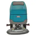 Tennant Auto Scrubber: Walk-Behind, Disc Deck, 32 in Cleaning Path, (6) 6V 240 Ah Batteries