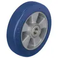 Polyurethane Tread on Aluminum Core Wheel: 4 15/16 in Wheel Dia., 1 3/4 in Hub Lg