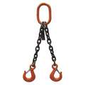 Stren-Flex Chain Sling: 4 ft Sling Lg, 4,300 lb Sling Capacity @ 30 Degrees, 9/32 in Chain Size