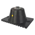 Floor Mount Vibration Isolator: Neoprene, 40 to 75 lb, 0.25 in to 0.50 in, Green