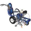 Graco Airless Line Striper: Fuel, 5.5 Hp, 2 Guns Supported, Second Gun Outlet, 2 in to 12 in