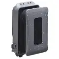Taymac Horizontal or Vertical-Mount While" Use Weatherproof Cover, 1-Gang, Polycarbonate and Synthetic Ne