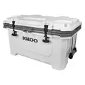 Igloo Chest Cooler: 70 qt Cooler Capacity, 31 1/8 in Exterior Lg, 20 5/16 in Exterior Wd, Not Round