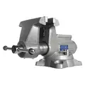 Standard Duty Combination Vise, 6-1/2" Jaw Width, 6" Max. Opening, 4-3/16" Throat Depth