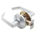 Lever: 2, 7KC Contour Angle Lever, Satin Chrome, Not Keyed, Mechanical, Lever, Cylindrical