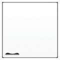 Best-Rite Gloss-Finish Porcelain Dry Erase Board, Wall Mounted, 48" H x 48" W, White