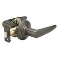 Lever Lockset: 3, Alpharetta Straight, Oil Rubbed Bronze, Kwikset KW1, Different, 1 1