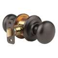 Yale Standard Duty, Oil Rubbed Bronze, Cambridge Knob Lockset; Function: Dummy
