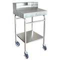 Mobile Workstand: 300 lb Load Capacity, 24 3/8 in Wd, 23 1/4 in Dp, 49-3/8 in
