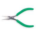 Needle Nose Plier: ESD-Safe, 1" Max Jaw Opening, 5"Overall Lg, 1-1/4" Jaw Lg, 3/64" Tip Wd