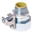 Raco Liquid-Tight Conduit Fitting: Steel/Iron, 3/4 in Trade Size, Insulated, Straight, Indoor/Outdoor