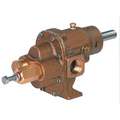 Rotary Gear Pump Head: Heavy, Pedestal, Bronze, 1 1/4 in Port Size, 3 hp Recommended Motor HP