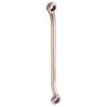 Box End Wrench, Aluminum Bronze, Natural, Head Size 7/16 in, 1/2 in, Overall Length 7 3/4 in