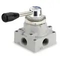 1/2" Manual Air Control Valve with 4-Way, 2-Position Air Valve Type