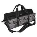 Bucket Boss Polyester, Tool Bag, Number of Pockets 29, 26"Overall Width, 13"Overall Height