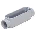 Conduit Outlet Body: Aluminum, 1 1/2 in Trade Size, C Body, 30.8 cu in Body Capacity, Threaded Hub