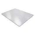 Chair Mat: Rectangular, For Laminate, Wood, Tile, Concrete and other Hard Surfaces, Clear