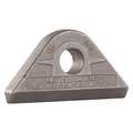 Pad Eye: Carbon Steel, 13,000 lb Working Load Limit, Weld-On Mounting, 5 3/16 in Lg