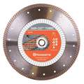 Diamond Saw Blade: 4 1/2 in Blade Dia., 5/8 in_7/8 in Arbor Size, Wet/Dry, Better, Turbo